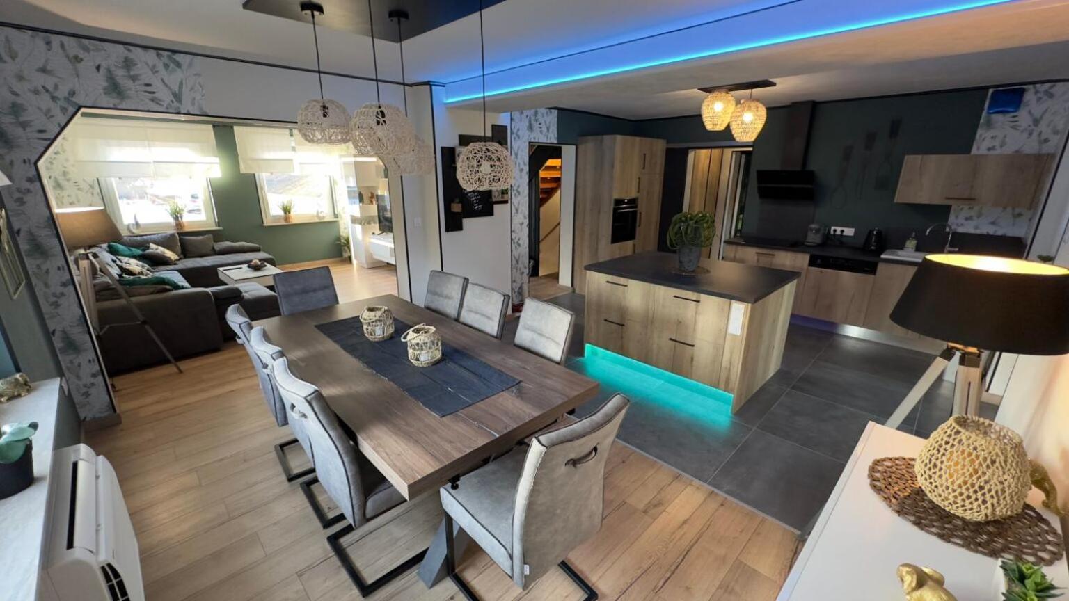 Maison Gite Chez Nounou Sauna Jacuzzi Jardin Arbore Etting Bagian luar foto