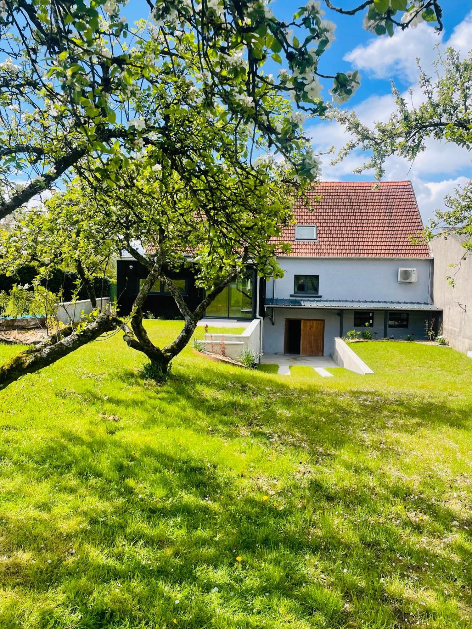 Maison Gite Chez Nounou Sauna Jacuzzi Jardin Arbore Etting Bagian luar foto
