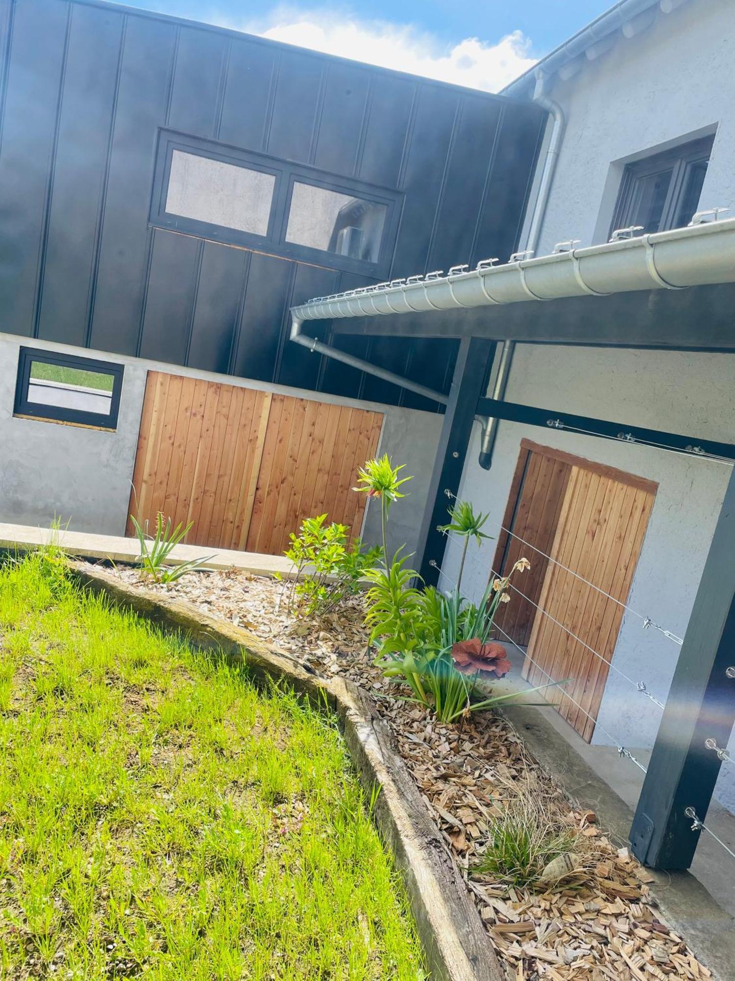Maison Gite Chez Nounou Sauna Jacuzzi Jardin Arbore Etting Bagian luar foto